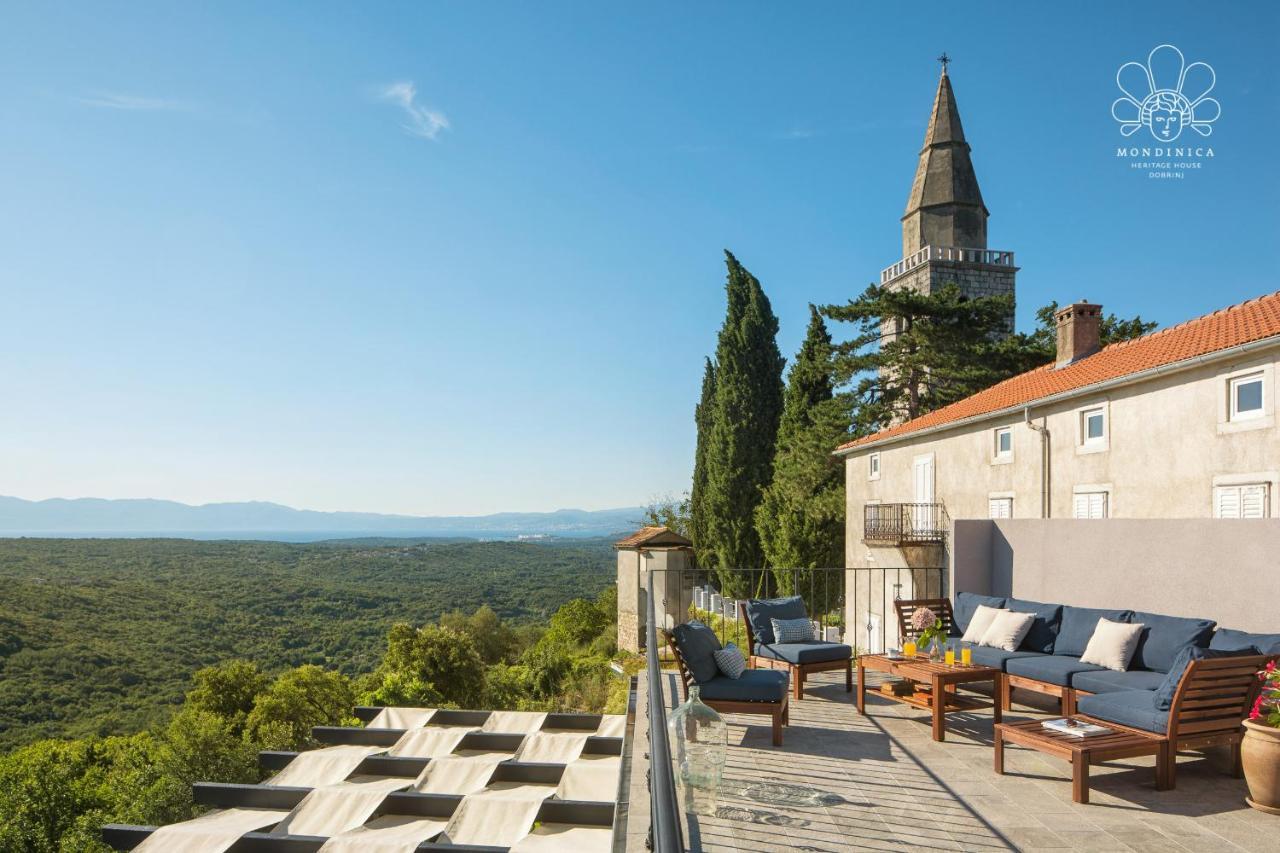 Mondinica Heritage House - Heated Pool Dobrinj Bagian luar foto