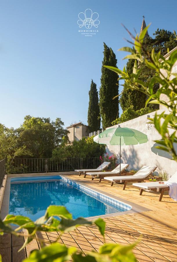 Mondinica Heritage House - Heated Pool Dobrinj Bagian luar foto